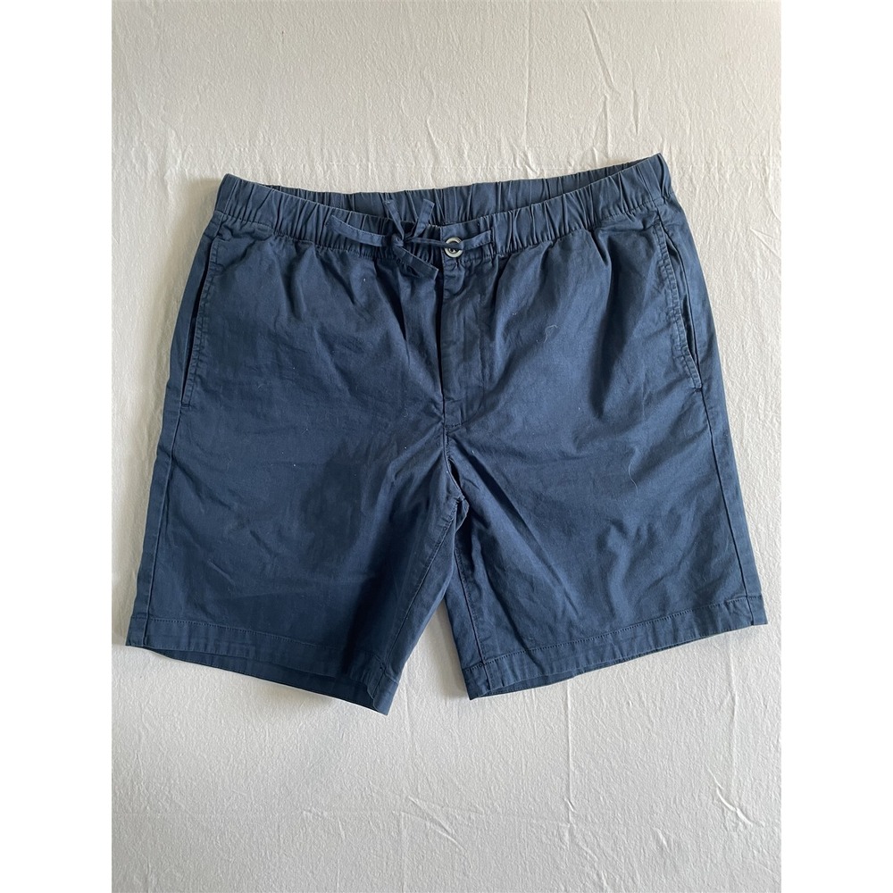 Bonobos 31x7" Navy Blue Drawstring Stretch Chino Mens Shorts‎